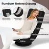 Fotel gamingowy COSTWAY z obrotem o 360°, 4-stopniową Podgląd zdjęcia produktu 5