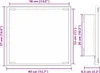 vidaXL LED-Badezimmerspiegel Artisan-Eiche 40 x 37 x 8.5 cm Produktbild-Vorschau 7