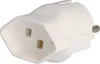 Adapter szwajcarski biały z wtyczki szwajcarskiej 3pin na Podgląd zdjęcia produktu 4