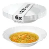 KADAX Tiefer Teller ∅ 23 cm, 6er Set, minimalistischer Produktbild-Vorschau 1