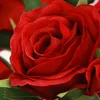 Künstliche Deko Rosen Rot Ø4cm L45cm Hochzeit Deko 3St Produktbild-Vorschau 2