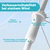 Sekey Sonnenschirm Rund Ø180cm Gartenschirm UV Schutz 50+ Produktbild-Vorschau 7