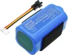 A blue lithium-ion battery pack with a black holder and a white connector cable with red, yellow, and black wires. Náhled obrázku produktu
