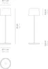 Lampada a led da tavolo Olivia Pro Corten ricaricabile e Anteprima dell’immagine prodotto 7