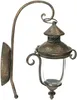 Wandlaterne "Shabby" aus Metall und Glas, Wandkerzenhalter Produktbild-Vorschau 2