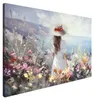 Poster Amelia 70x100 cm Wandbild Frau Modern Handgemalt Produktbild-Vorschau 1