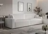 Schlafsofa Alvito 2X BIS, Farbe: Weiß. Material: Kord. A: Produktbild-Vorschau 4