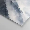 Bilder auf glas - Einteilig - Berge Nebel Bäume - 70x50cm - Produktbild-Vorschau 5