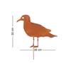 UNUS® Gartenstecker Möwe Rostoptik Gartenstecker Produktbild-Vorschau 2