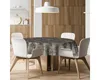Tischdecke Style Plus Linette Robust Leaf braun Ø 140 cm Produktbild-Vorschau 3