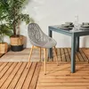 Chaise Lucena Taupe - Lot De 4 Voir les images du produit 2