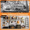 12er Set Wandhaken für Garage, Schwerlast Doppelhaken, Produktbild-Vorschau 10