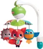 A baby mobile with stuffed animal toys hanging from it. Voir les images du produit