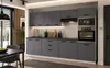ULWEHOME | Küchenzeile 260 cm Anthrazit, Küchenmöbel-Set Produktbild-Vorschau 3