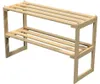 Buildify Holz Schuhregal 80x30x51 cm 2 Böden Tragkraft 60 Produktbild-Vorschau 1