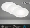 3 x Briloner LED Einbauleuchte Weiß rund Ø12cm IP44 7W Produktbild-Vorschau 2
