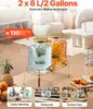 Dozownik napojów VEVOR (2 x 8 l) na przyjęcia, dozownik Podgląd zdjęcia produktu 2