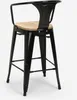 Hoher barhocker industrielles design bar küche Steel Wood Produktbild-Vorschau 3