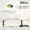 4x Einhandzwinge 80kg Spannkraft 25cm Spannbereich Produktbild-Vorschau 2