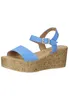 s.Oliver Riemchensandalette  Blau Produktbild-Vorschau 3