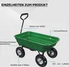 Wiltec Gartenwagen mit Kippfunktion bis 350 kg, Handwagen Produktbild-Vorschau 5