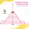 HOMCOM Detská gymnastická hrazda s 5-stupňovým nastavením Náhľad obrázku produktu 7