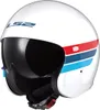 LS2 OF599 Spitfire II Retro Jethelm, weiß/blau/rot, XS Produktbild-Vorschau 1