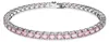 Swarovski Matrix Tennis, ronde slijpsel, roze, rhodine Productafbeelding-voorbeeld 1