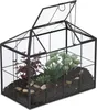 Terrario per piante Relaxdays, vetro e stagno, serra Anteprima dell’immagine prodotto 1