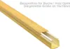Kabelkanal 40×25 mm Buche Holzoptik hell – selbstklebend – Produktbild-Vorschau 3
