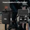 Wiltec Sacoche sac à dos étanche pour porte-bagages noire – Voir les images du produit 5