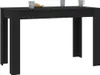 vidaXL Jedálenský stôl čierny 120x60x76 cm Materiál drevo Náhľad obrázku produktu 4