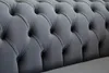 Chesterfield Couch Textil  Stoff Designer Sofa Möbel Edles Produktbild-Vorschau 9