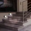 Outdoor steps with wall-mounted lights. Produktbild-Vorschau