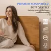 FLEXISPOT Massivholzbett 160x200 cm aus Gummibaumholz, Produktbild-Vorschau 5