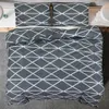 vidaXL Set di biancheria da letto grigio 140x200 cm cotone Anteprima dell’immagine prodotto 9