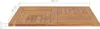 Piano tavolo vidaXL in legno massello di teak, quadrato, Anteprima dell’immagine prodotto 8