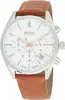 BOSS Chronograph Quarz Uhr für Herren mit Hell-Braunes Produktbild-Vorschau 2