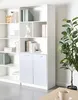 BELIANI Bücherregal Grau u. Weiß Faserplatte 197 cm Hoch 40 Produktbild-Vorschau 4