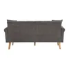 Merax 2-Sitzer Doppelsofa mit dicken Kissen, Holzbeinen und Produktbild-Vorschau 8