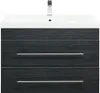 Badmöbel Infinity 850 SoftClose anthrazit gemasert : Produktbild-Vorschau 3