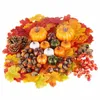 set de décoration d'automne de 162 pièces - feuilles Voir les images du produit 3