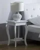 BELIANI Odkladací stolík biely z MDF materiálu s odkladacou Náhľad obrázku produktu 4