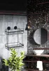 SEPIO Duschablage Schwarz, Badezimmer Organizer Flach, Produktbild-Vorschau 3