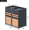 okwish Úložný box na popelnice 2x 120-240 litrů, Náhled obrázku produktu 6