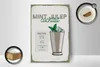 Holzschild Rezept Mint Julep Cocktail Recipe 12x18 cm Produktbild-Vorschau 3