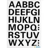 HERMA Letters 15mm A-Z weatherproof film black 1 sheet Produktbild-Vorschau 4