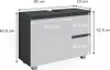Waschbeckenunterschrank Vicco J-Shape Anthrazit/Weiß 80 x Produktbild-Vorschau 7