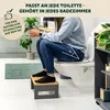 stołek toaletowy eluno, podnóżek z bambusa, składany, Podgląd zdjęcia produktu 2