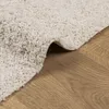 vidaXL Teppich Shaggy Hochflor Modern Creme 140x200 cm Produktbild-Vorschau 6